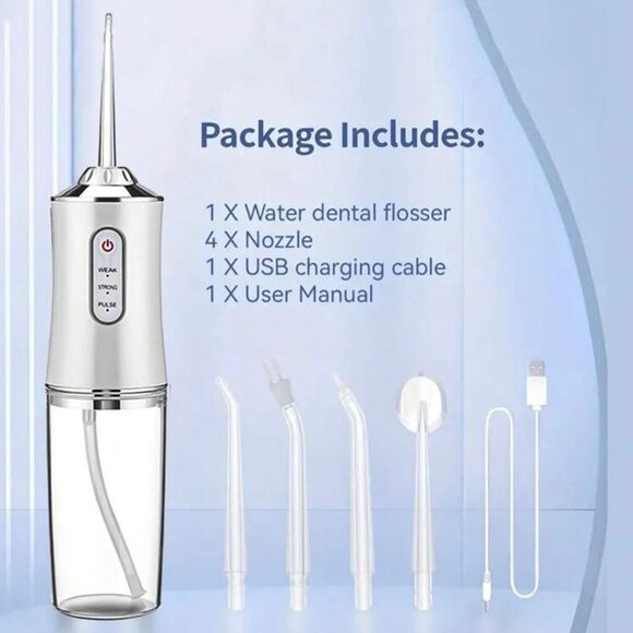 🆕Rechargeable Portable Handheld Cordless Water Flosser Oral Irrigator - Picture 2 of 7